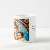 マリアとイエズスアートと引用文 コーヒーマグカップ (中央)