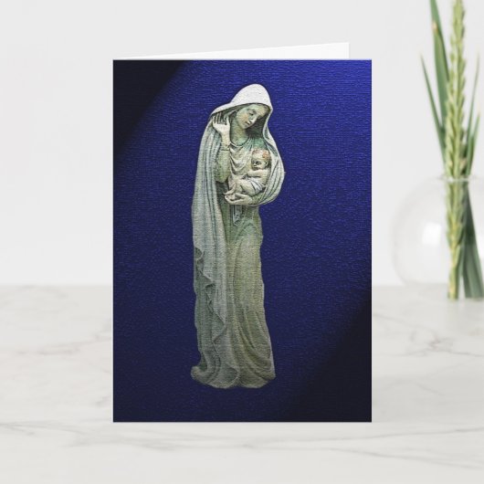 マリアとキリスト・チャイルド・クリスマスカード シーズンカード (正面)