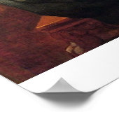 マリアとマルタの家のキリスト・バイ・ヴェルメール ポスター (角)