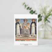マリアと聖徒ドミニクとトーマス ポストカード (スタンド正面)