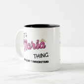 マリアには分からない事だ ツートーンマグカップ (正面左)