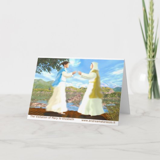 マリアのエリザベスへの訪問 カード (正面)