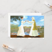 マリアのエリザベスへの訪問 カード (正面/裏面インサイチュ)