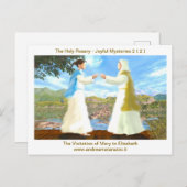 マリアのエリザベスへの訪問 ポストカード (正面/裏面)