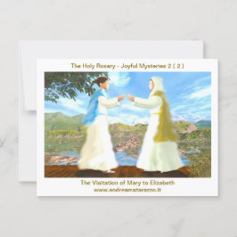 マリアのエリザベスへの訪問 ポストカード
