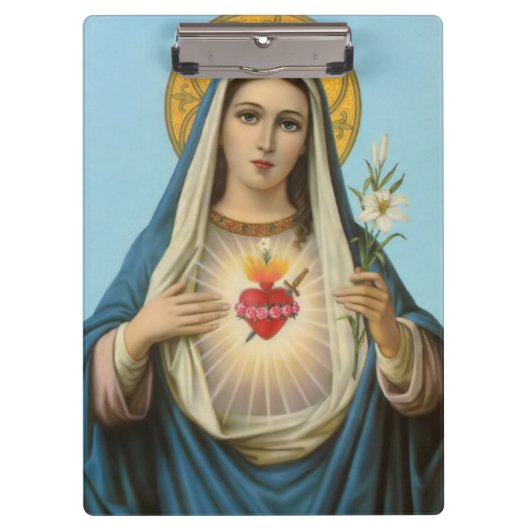 マリアのハート聖母神の母 クリップボード (正面)