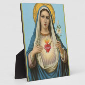 マリアのハート聖母神の母 フォトプラーク (側面)
