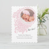 マリアの写真 出生発表 招待状 (スタンド正面)