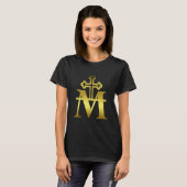 マリアの出現 カトリック マリア崇敬 Tシャツ (正面フル)