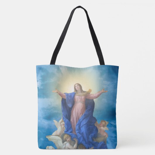 マリアの宗教賛美的ヴァージン トートバッグ (裏面)