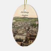 マリアの平野、オーストリアからのザルツブルク セラミックオーナメント (左)