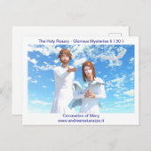 マリアの戴冠式 ポストカード (正面/裏面)