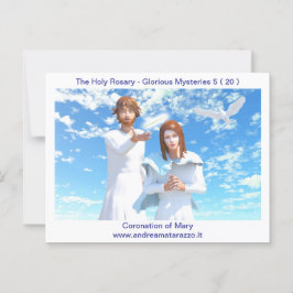 マリアの戴冠式 ポストカード