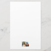 マリアの汚れなきハートとイエスの聖なるハート 便箋 (裏面)