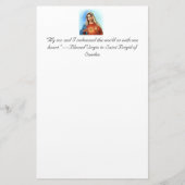 マリアの汚れなきハートとイエスの聖なるハート 便箋 (正面)