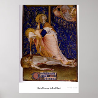 マリアは死んだキリストを悼む ポスター