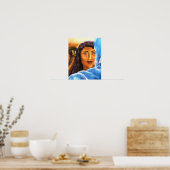 マリアへのイエスの登場 ポスター (キッチン)