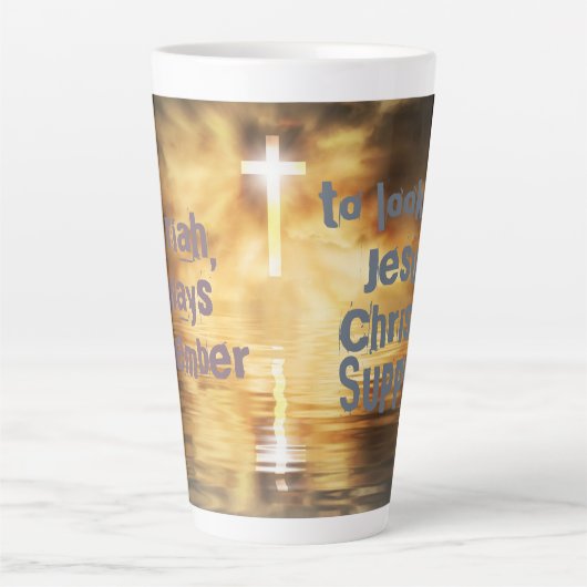 マリアへの贈り物 カフェラテマグ (正面)