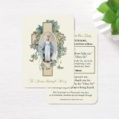 マリアを通してイエスにカトリックの祈りの言葉 (デスク)