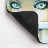 マリアアザミの忍者の女の子のマウスパッド マウスパッド (コーナー)