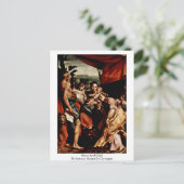 マリアアンドチャイルドバイアントニオアレグリダコレッジオ ポストカード (スタンド正面)