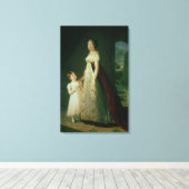 マリアカロリナボナパルテナポリ女王 キャンバスプリント (インサイチュ (ウッドフロア))