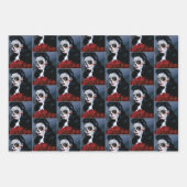 マリアシュガースカルレッドローゼス ラッピングペーパーシート (正面2)