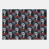 マリアシュガースカルレッドローゼス ラッピングペーパーシート (正面)