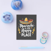 マリアチは私のハッピープレイスメキシコミュージックサクソフォン チラシ (シングル)