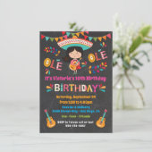 マリアチガールメクシアンフィエスタバースデーパーティー 招待状 (スタンド正面)