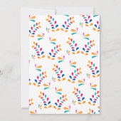 マリアチガールメクシアンフィエスタバースデーパーティー 招待状 (裏面)