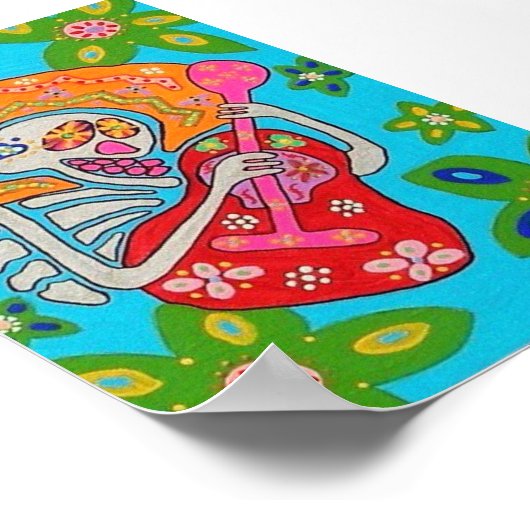 マリアチセレナーデスケルトンポスター ポスター (角)