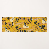 マリアチバンドミュージカル楽器パターン ヨガマット (正面(横))