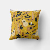 マリアチバンド楽器おもしろい クッション (裏面)