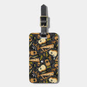 マリアチバンド楽器パターン ラゲッジタグ (正面縦)