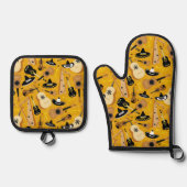 マリアチミュージック楽器 鍋つかみ&鍋敷きセット (正面)