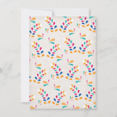 マリアチメクシアンフィエスタバースデーパーティーの招待 招待状 (裏面)