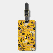 マリアチ楽器パターン ラゲッジタグ (正面縦)