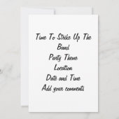 マリアチ行き乱れた招待状 招待状 (裏面)