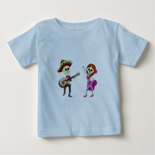 マリアチ踊り死んだ夫婦の日 ベビーTシャツ