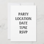 マリアチ フロッグ バンド ご招待 招待状 (裏面)