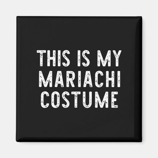 マリアッチのコスチューム ハロウィン 楽しい 簡単 K マグネット (正面)