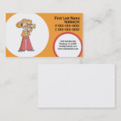 マリアッチのトランペット奏者のおもしろいの名刺 名刺 (正面/裏面)