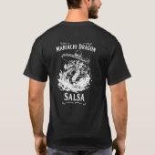 マリアッチ・ドラゴン・サルサ Tシャツ (裏面)