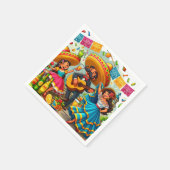 マリアッチ フィエスタ スタンダードカクテルナプキン (角)