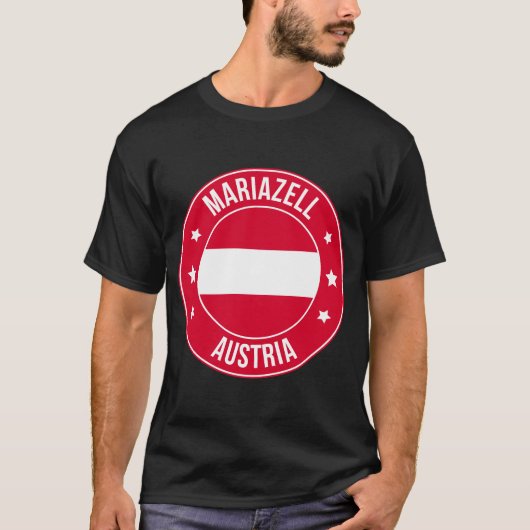 マリアツェル オーストリアの街 Tシャツ (正面)