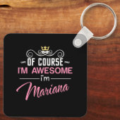 マリアナもちろん私の名素晴らし前だ キーホルダー (裏面)