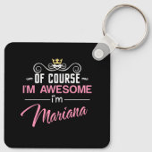 マリアナもちろん私の名素晴らし前だ キーホルダー (裏面)