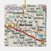 マリアナ・フロリダの地図 セラミックオーナメント (裏面)