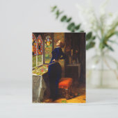 マリアナby John Everett Millais (1851) ポストカード (スタンド正面)